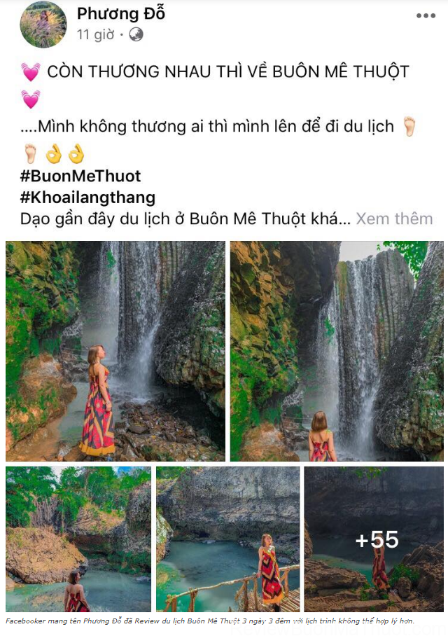 Review du lịch Buôn Ma Thuột 3N3D - FB Phương Đỗ